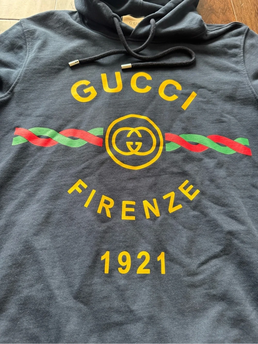 Gucci Men's Navy Firenze Hoodie